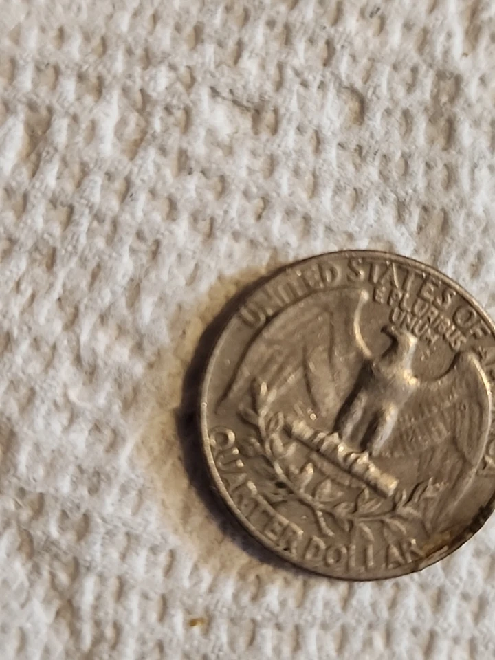 1967 Quarter Error - UNITED Error,missing Top Of TI In United,& Cod We Trust  - Image 3 of 4