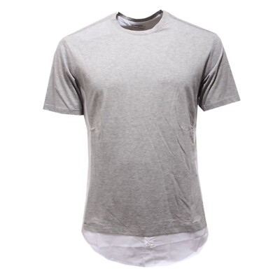 3266AC maglia uomo PAOLO PECORA heather gray cotton t-shirt man