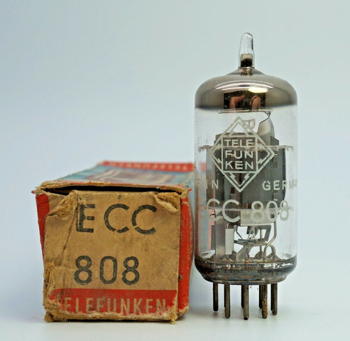 Rare Telefunken <> ECC808 Valve Tube NOS Boxed (V28) | eBay UK
