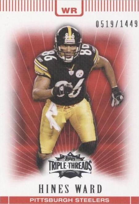 2007 Topps Triple Threads Hines Ward #67 - 1 of 2