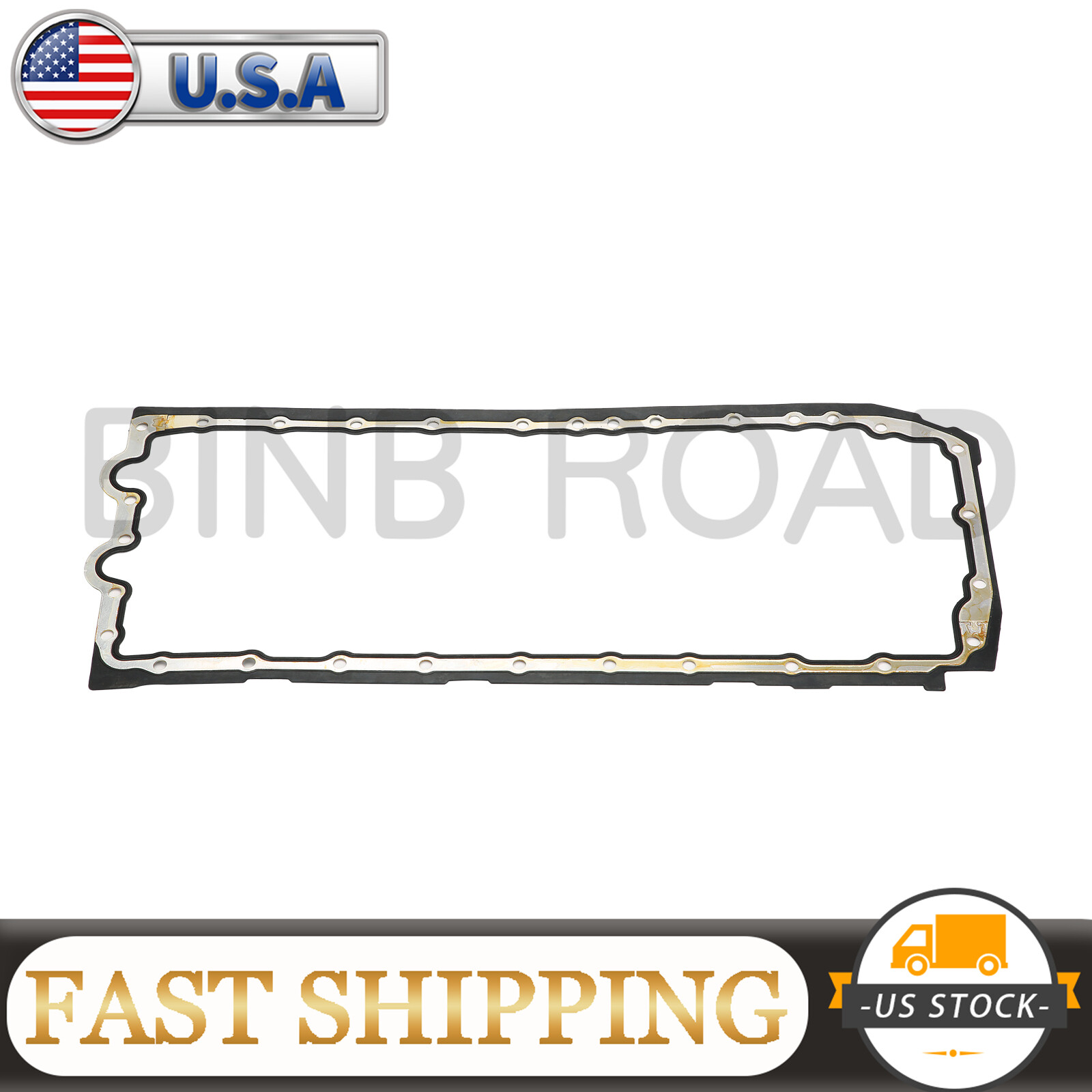 Engine Oil Pan Gasket With Engine Oil Pan Bolt Set For BMW E60 E82 E90