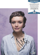 OLIVIA COOKE SIGNED BATES MOTEL 8X10 PHOTO C BECKETT COA OUIJA THE SIGNAL BAS
