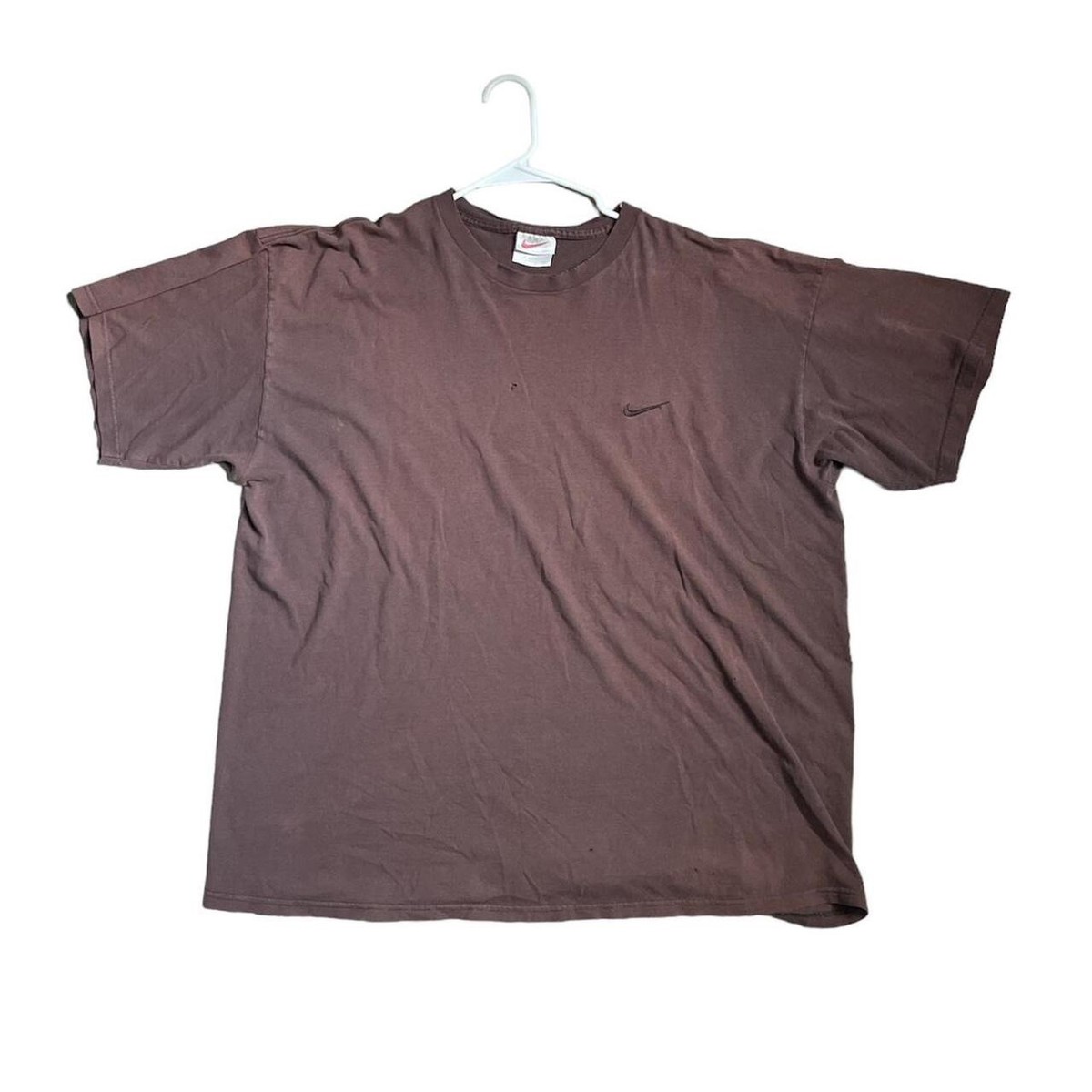 vintage brown nike shirt
