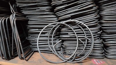 10er Pack 6 mm Kreisförmiger Rippenstahl Kreisrippenstahl DIN 488