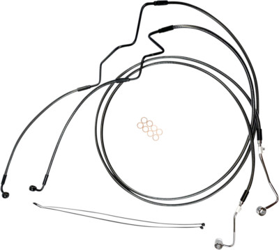 Magnum Designer Series DOT Extended ABS Touring Lower Brake Line Kit AS470162