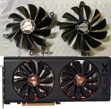 GPU cooler cooling replacement Fan For XFX RX  5700 XT Thicc II Graphics Card