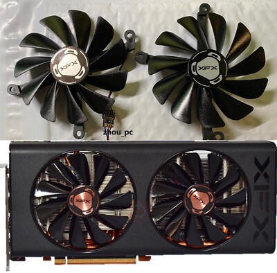 GPU cooler cooling replacement Fan For XFX RX 5700 XT Thicc II