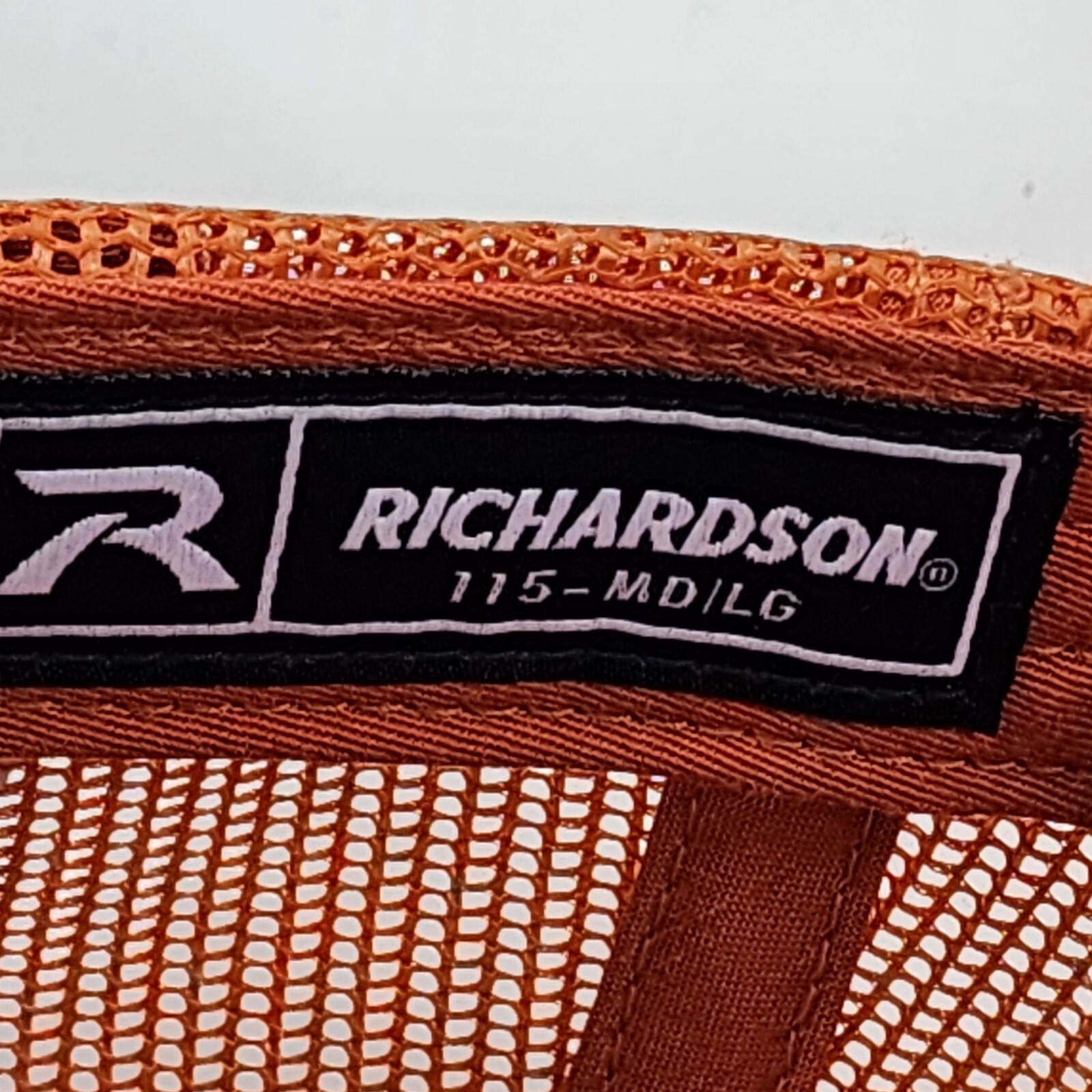 Richardson 115  Low Pro Adjustable Snap Back Trucker Hat Cap MD/LG Longhorn Bat
