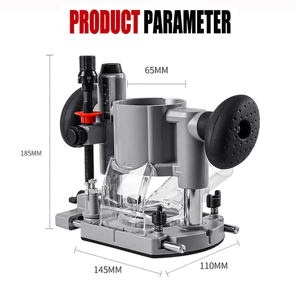 Compact Cut-in Router, Milling and Trimming Machine Base for