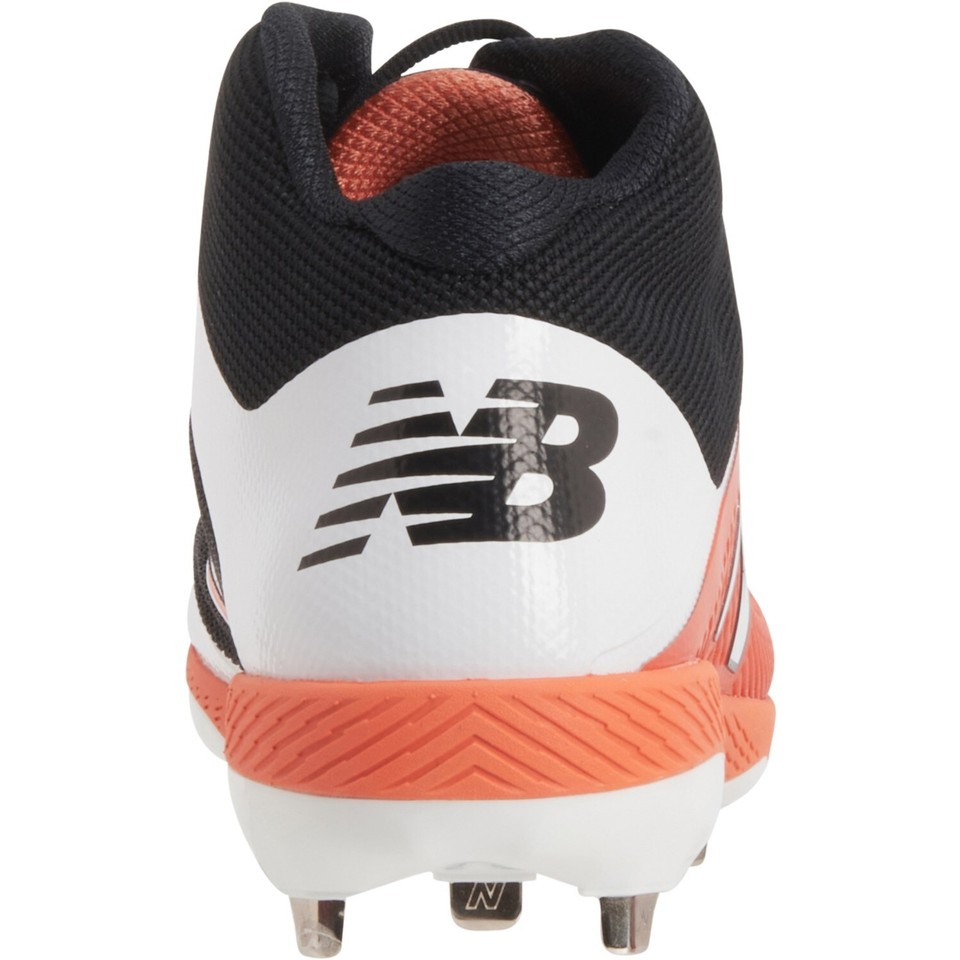 New Balance Men's Metal Cleats M4040BO4 Mid Black Orange US Size 16 eBay