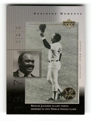 Reggie Jackson 2000 Upper Deck Legends Defining Moments #DM1