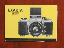 IHAGEE EXAKTA VX500 INSTRUCTION BOOK/156209