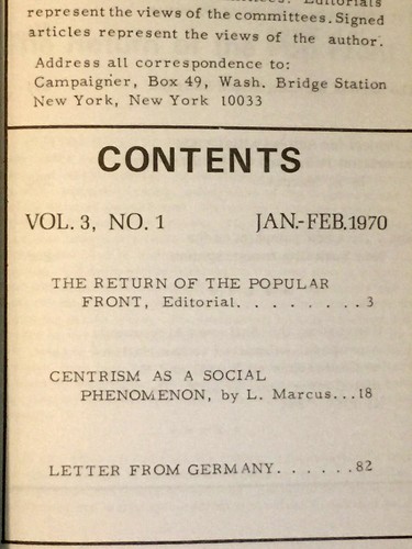CENTRISM As A Social Phenomenon The Campaigner 1970 POLITICAL MOVEMENT Vintage!! - Picture 4 of 4