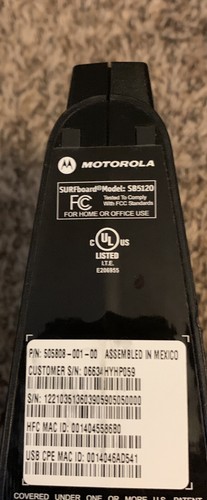 Motorola SURFboard SB5120 Cable Modem - Picture 2 of 2