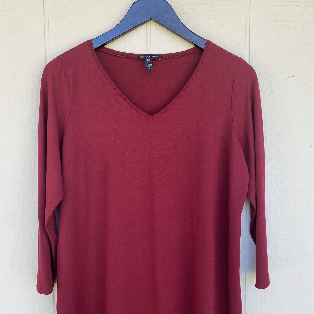 EILEEN FISHER Viscose-Jersey 3/4 Sleeve V-Neck Dress SZ M Quiet Luxury Classical | eBay EILEEN FISHER Viscose-Jersey 3/4 Sleeve V-Neck Dress SZ M Quiet Luxury Classical | eBay