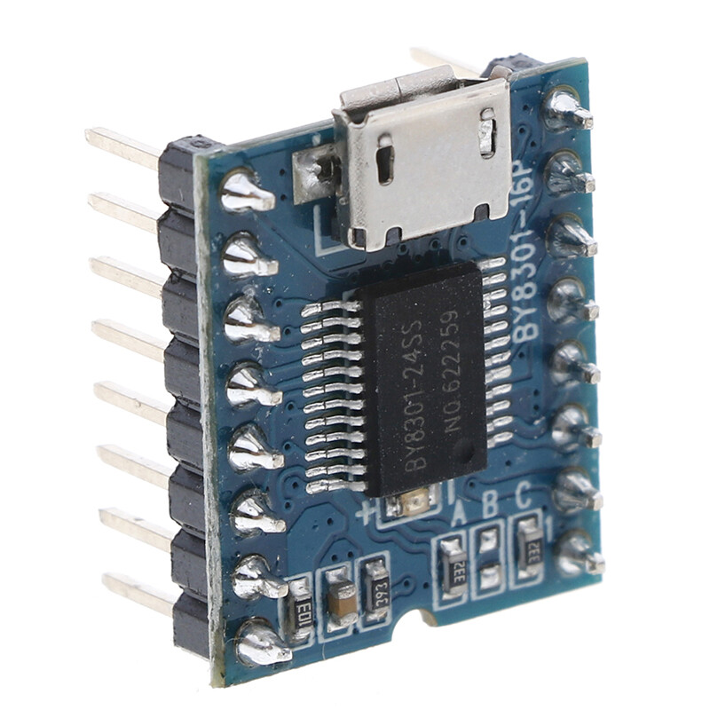 BY8301-16P SSOP2 MP3 aduio serial voice SPI FLASH module 3W amplifier ...