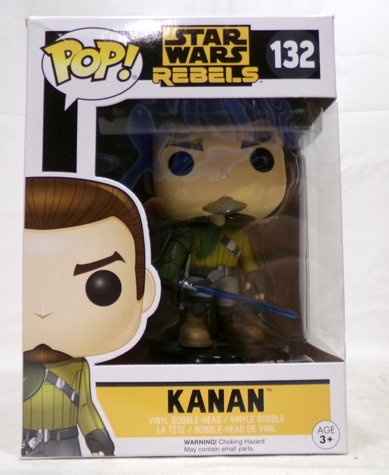 Funko Pop! Star Wars Rebels 132 Kanan 3.75&Quot; Vinyl Figure New Sealed