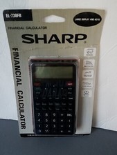 VINTAGE SHARP FINANCIAL CALCULATOR EL-738FB NEW SEALED