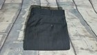J. Crew Men's Grey Striped Flat Front WOOL Cuffed FLANNEL Dress Pants 36X32 EUC — photo 1