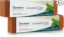 Himalaya Botanique Complete Care Toothpaste, Herbal, Mint Flavor 5.29 Oz, 2 Pack