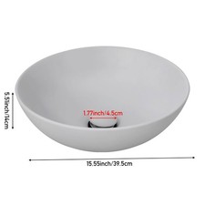 Ceramic Bathroom Counter Top Basin Wash Bowl Countertop Sink Modern Art Style