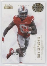 2021 Wild Card VIP Nationals Matte White Trey Sermon #MBC-54 Rookie RC. rookie card picture