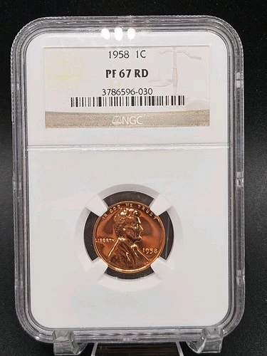 1958 Lincoln Wheat Cent Proof | NGC PF67RD