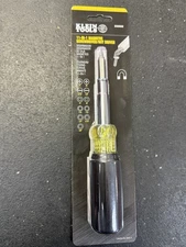 Klein Tools 32500MAG Magnetic Multi-Bit Driver Nut Driver 11-in-1 Multi-Tool