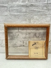 Creative Circle 8x10 Solid Wood Classic Brown Wooden Frame In Plastic