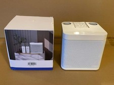 Wireless Karaoke Speaker With 2 Mics White Excellent Condition