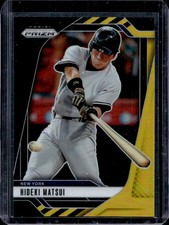 2025 Panini Prizm Hideki Matsui Prizm Black Gold #/5 New York Yankees