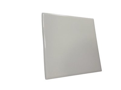 Snow White Ceramic 4.25 inch Tile Subway Square Shower Wall Kitchen Backsplash