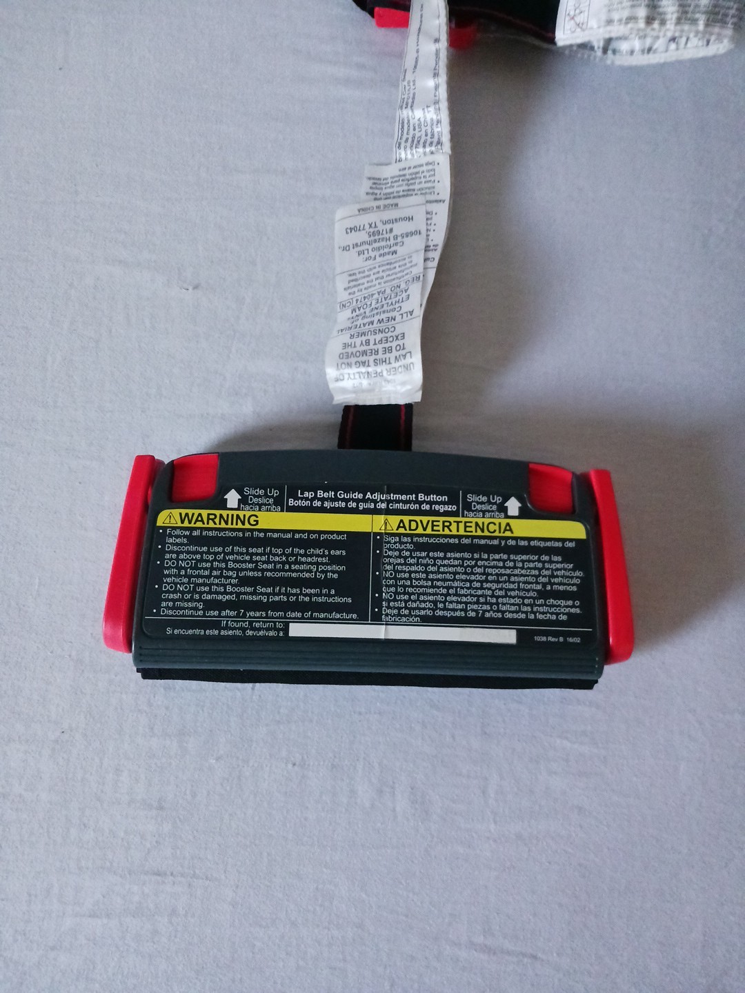 Mifold Grab Go Compact Car Booster Compact Travel 40-100lb Child Seat Blue 2016