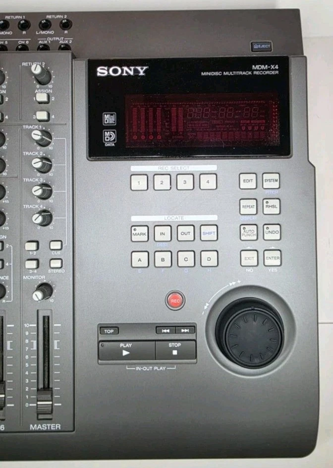 Sony mdm X4 Minidisc 4 Track Recorder Working - Image 4 of 4
