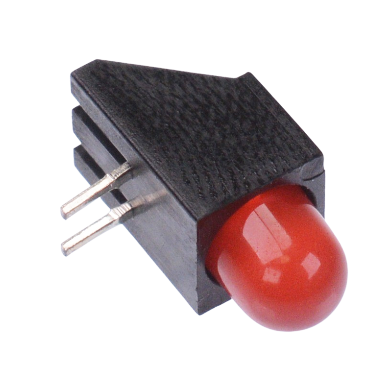 50 x Red Diffused PCB Mount 5mm LED 270mcd 60°