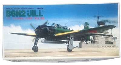 Fujimi 1/72 Nakajima Carrier Attack Bomber B6N2 Jill Tenzan Type 12 Model Kit