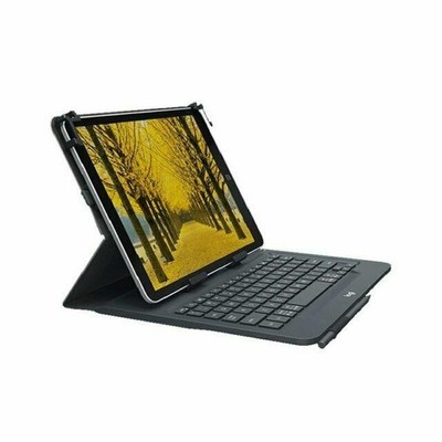 Logitech Tastatur Huelle Tablet Schutz Universal Folio ITA QWERTY Praktisch Sich