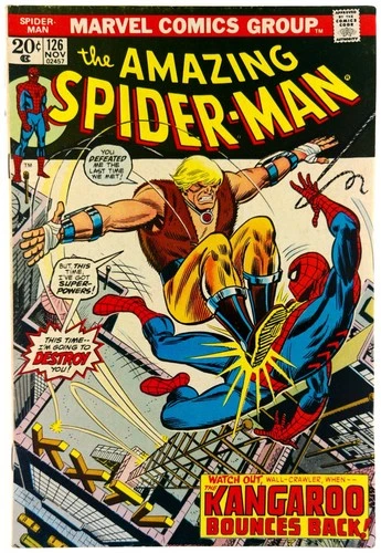 Amazing Spider-Man #126 1973 Marvel Comics FN- Comic Book Kangaroo