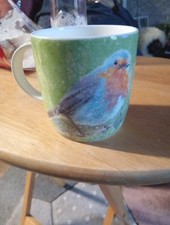 Laura Ashley Bone China Mug Bird Robin Design Excellent Condition