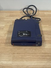 Iomega Zip Z100P2 External PC Zip Drive Blue - No AC Adapter As Is Untested