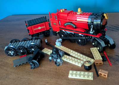 LEGO Harry Potter Hogwarts Express 75955 Incomplete Set Partial Lot