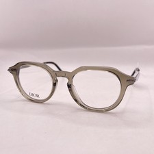 Dior Unisex DiorBlackSuitO R10I Square Full Rim Eyeglasses Gray Multi