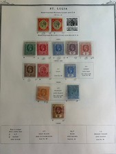 St Lucia LH/MNH 1913-1974 Collection of 160 Stamps SCV $225+