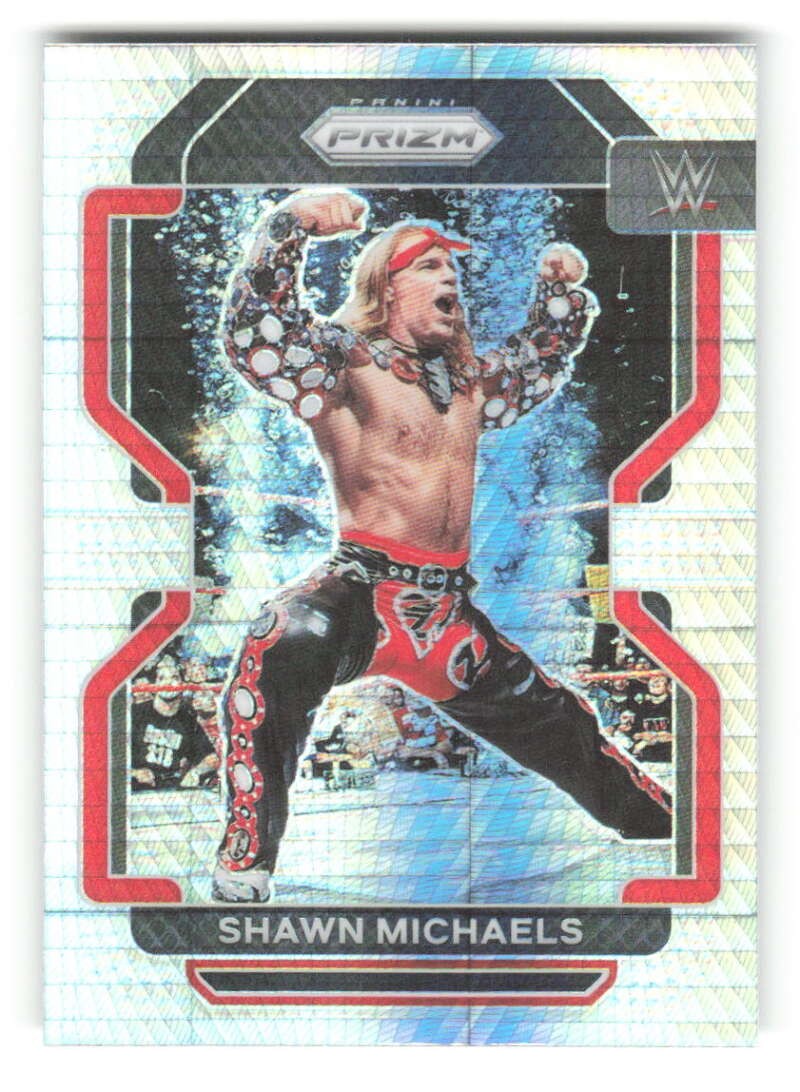 2022 Panini Prizm WWE Prizms Hyper #199 Shawn Michaels