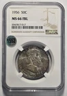 1956 FRANKLIN HALF DOLLAR 50C NGC MS 66 FBL Certified Coin