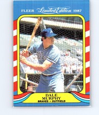 1987 Fleer Limited Edition Dale Murphy #30