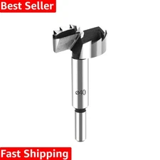 Versatile 40mm Forstner Bit for Woodworking - Smooth Chip Removal & Durability