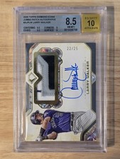 2025 Topps Diamond Icons Larry Walker Patch Auto /25 - BGS 8.5