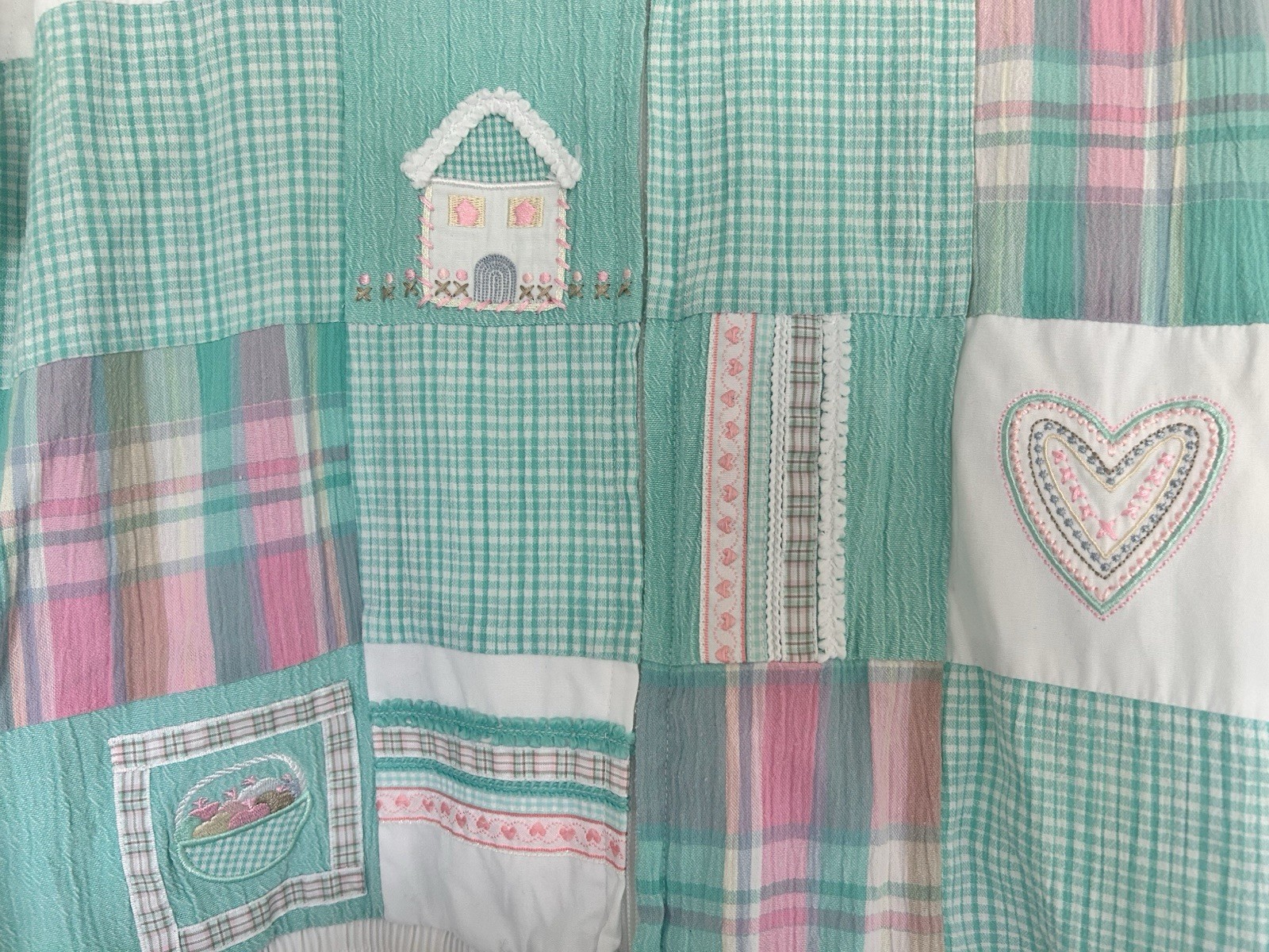 VTG 90s Style Patchwork Jacket Koret Petites Larg… - image 3