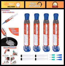 Lead Free Solder Paste No Clean, 138  Melting Point, 30g x 4 Packs, T4 Quality